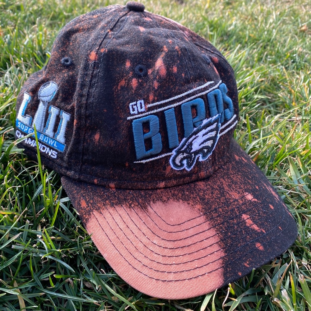 Philadelphia Eagles Custom Bleached Dad Hat
